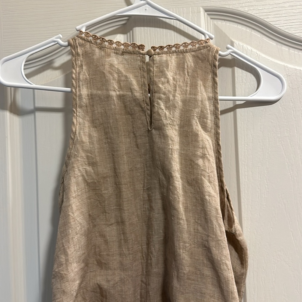 Gimmicks Beige dressy tank top - Picture 3 of 3